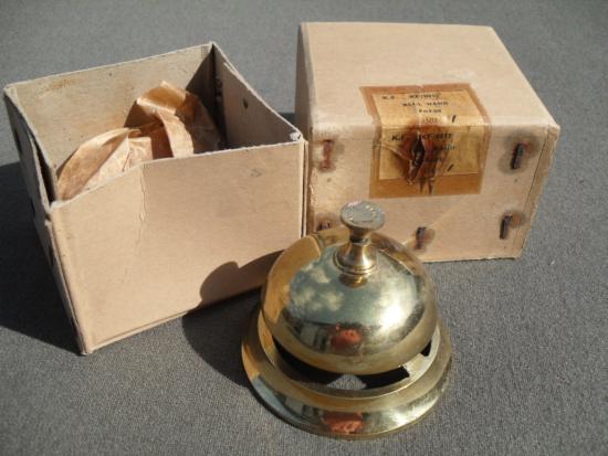 WW2 British War Department Brass Counter Bell 1945