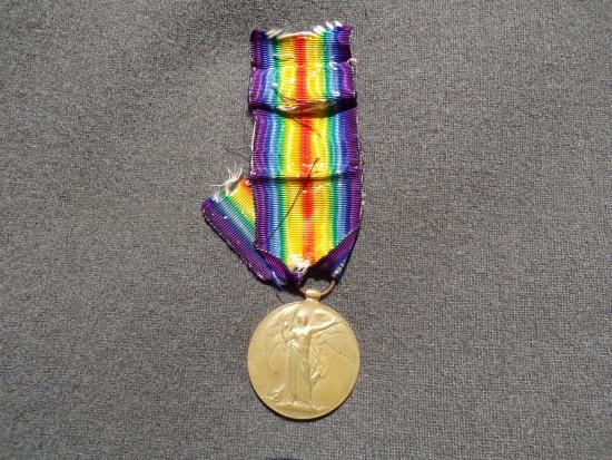 WW1 Chaplain Royal Navy Victory Medal (H.M.S Sutlej & H.M.S Bracchante)