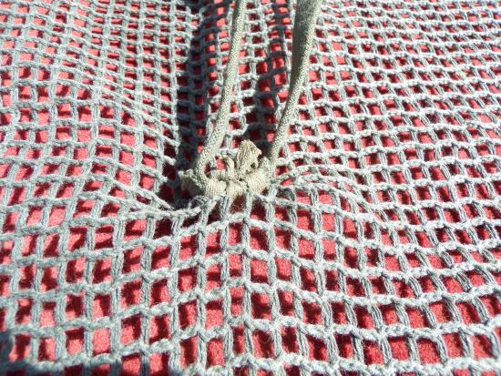Unissued Late WW2 U.S M1 Helmet Net With Instruction Tag