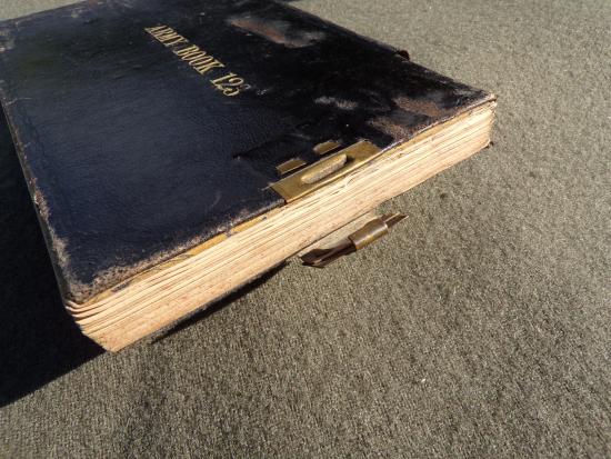 Late Victorian / Boer War Period Army Book 123 (List Of Quarters For Billeting Troops)
