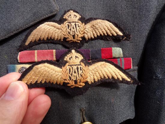 WW2 RAF Pilot's Wings (Padded Type)