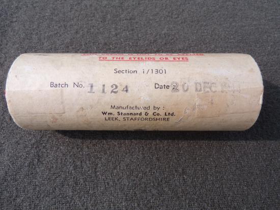 WW2 Air Ministry First Aid Kit Anti-Burn Cream 1944