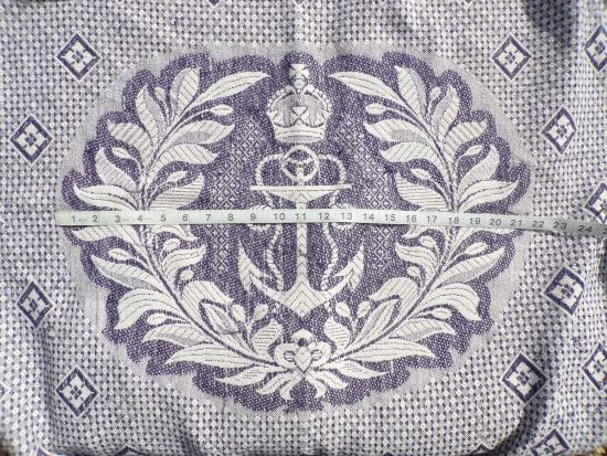 Inter-War / WW2 Royal Navy / Royal Marines Counterpane Bedspread