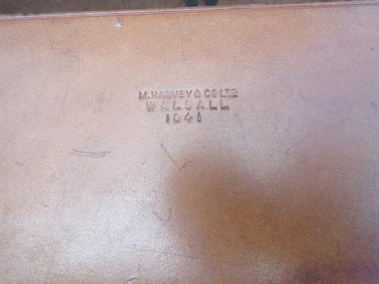 WW2 British Army Saddle / Mule Pack Leather Pannier (Purpose Unknown)