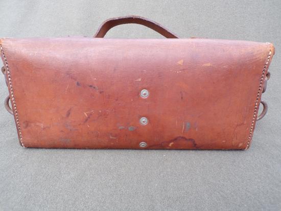 WW2 British Army Saddle / Mule Pack Leather Pannier (Purpose Unknown)